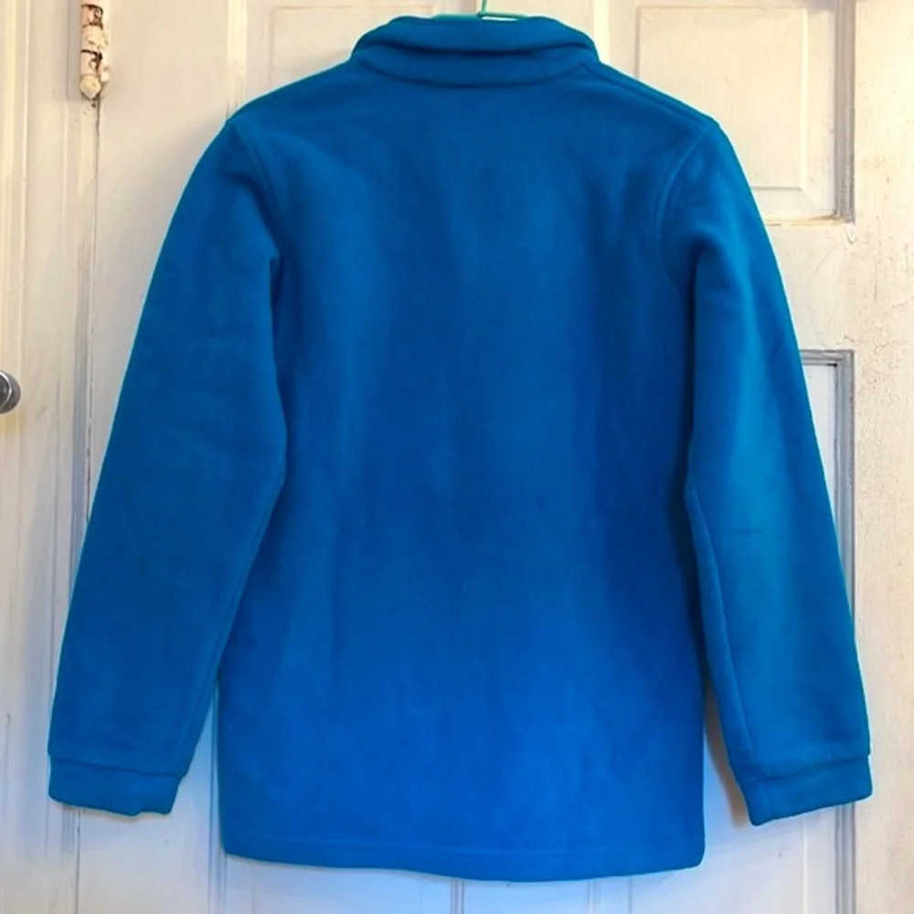 Columbia kids blue fleece jacket in size medium 10-12